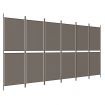 6-Panel Room Divider Anthracite 300x200 cm Fabric