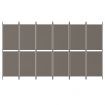 6-Panel Room Divider Anthracite 300x200 cm Fabric