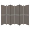 6-Panel Room Divider Anthracite 300x200 cm Fabric