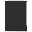 TV Cabinet Black 73x35.5x47.5 cm Engineered Wood