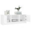 TV Cabinet White 102x30x37.5 cm Engineered Wood