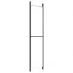 4-Panel Room Divider White 200x220 cm Fabric