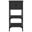 Bedside Cabinets 2 pcs Black 34x36x70 cm Engineered Wood