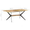 Dining Table 180x90x76 cm Solid Mango Wood