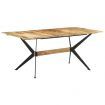 Dining Table 180x90x76 cm Solid Mango Wood