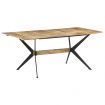 Dining Table 180x90x76 cm Solid Mango Wood
