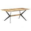 Dining Table 180x90x76 cm Solid Mango Wood