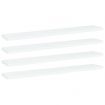 Bookshelf Boards 4 pcs White 60x10x1.5 cm Engineered Wood