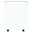 Desk Trolley White 60x45x60 cm Engineered Wood