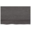 Wall Shelf Dark Brown 80x50x(2-4) cm Treated Solid Wood Oak