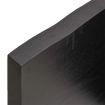 Wall Shelf Dark Brown 80x50x(2-4) cm Treated Solid Wood Oak