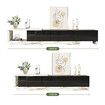 Extendable TV Stand Unit Storage Cabinet Entertainment Centre Console Table Bench 3 Drawers Walnut and White