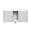 Cat Litter Box Enclosure 3in1 Bed House Kitty Cave Storage Cabinet Pet Toilet Console Table Modern Furniture