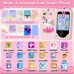 Kids Smart Phone for Girls with Unicorn Design Dual Cameras Music Games Touch Screen Learning Toy