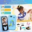 Kids Smart Phone Toys, Touch Screen MP3 Player,Learning Toys,Smart Kids Camera Christmas Birthday Gifts Toys for Girls Boys,Blue