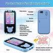 Kids Smart Phone Toys, Touch Screen MP3 Player,Learning Toys,Smart Kids Camera Christmas Birthday Gifts Toys for Girls Boys,Blue