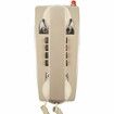 Retro Wall Phones for Landline with Mechanical Ringer Corded Telephone Wall Mounted with Indicator Waterproof Old Style Landline Phones for Home Kitchen,Beige