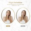 60cm Round Wall Mirror Bathroom Vanity Standing Large Bedroom Gold Decorative Mount Circle Hallway Makeup Shower Shaving