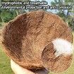 3 Pack 14 Inch Hanging Basket Coco Liners Replacement,100% Natural Round Coconut Coco Fiber Planter Basket Liners for Hanging Basket Flowers/Vegetables