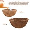 6 Pack 12 Inch Hanging Basket Coco Liners Replacement,100% Natural Round Coconut Coco Fiber Planter Basket Liners for Hanging Basket Flowers/Vegetables