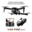 HD Three Cameras Drone Professional Aerial Photography 2.4G Brushless Optical Flow Obstacle Avoidance FPV Drone Color Black