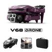 HD Three Cameras Drone Professional Aerial Photography 2.4G Brushless Optical Flow Obstacle Avoidance FPV Drone Color Black