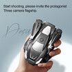 HD Three Cameras Drone Professional Aerial Photography 2.4G Brushless Optical Flow Obstacle Avoidance FPV Drone Color Black