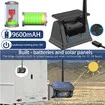 WiFi Wireless Backup Hitch Solar Camera, Magnetic Ease of Use Hitch Trailer Truck Connection to Phone