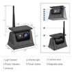 WiFi Wireless Backup Hitch Solar Camera, Magnetic Ease of Use Hitch Trailer Truck Connection to Phone