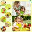 28PC Montessori Kitchen Tools Kids Cooking Safe Knives Educational Birthday Gifts Boys Girls Gifts