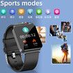 1.72inch Smart Watch ECG+PPG Body Temperature Body Monitoring Anti-lost Reminder Multiple Sports Modes For Elderly Color Silver