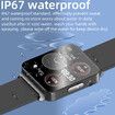 1.72inch Smart Watch ECG+PPG Body Temperature Body Monitoring Anti-lost Reminder Multiple Sports Modes For Elderly Color Silver
