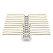 Pull Out Trousers Pants Hanger Rack Closet Wardrobe Clothes Organiser Jeans Tie Scarf Sliding Rail Storage Bar 22 Arms