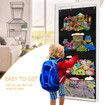 Stuffed Animal Storage,4 Large Pockets Over The Door Organizer for Toys,Hanging Toy Storage,Stuffed Animal Holder for Nursery,Kids Room,Bedroom