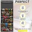 Stuffed Animal Storage,4 Large Pockets Over The Door Organizer for Toys,Hanging Toy Storage,Stuffed Animal Holder for Nursery,Kids Room,Bedroom