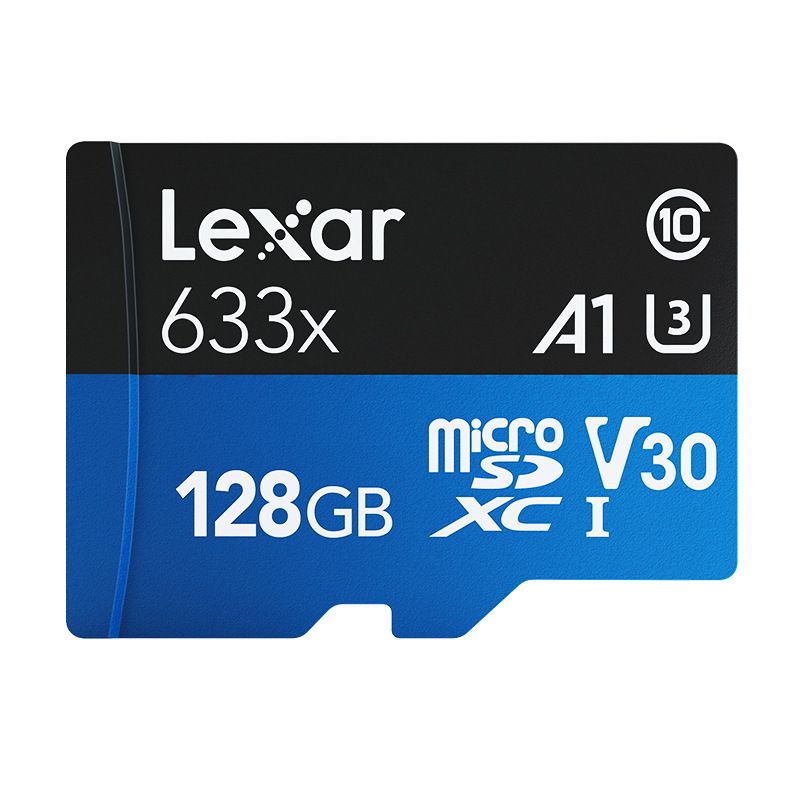128GB High-Performance microSDHC UHS-I Card with SD Adapter, Up To 101MB/s Read, for Smartphones, Tablets, and Action Cameras