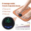 3D Foldable Electric Wireless Massage Mat Feet Muscle Stimulator Electric Foot Massager Pad with 6 Modes