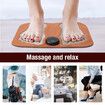 3D Foldable Electric Wireless Massage Mat Feet Muscle Stimulator Electric Foot Massager Pad with 6 Modes