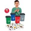 GARBAGE CLASSIFICATION GAME Disposal Recycling Toy Roadside Trash Can Kids Educational Card game