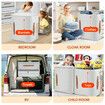 Storage Bag Container Clothes Organiser Foldable Wardrobe Closet Travel Garment Clothing Blanket Bin 78L with Handle