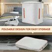 Storage Bag Container Clothes Organiser Foldable Wardrobe Closet Travel Garment Clothing Blanket Bin 78L with Handle