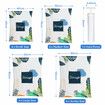 Vacuum Storage Bags 20Pcs Foldable Closet Wardrobe Organisers Containers for Clothing Sheets Pillows Toys with Pump