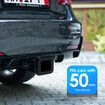 2 in 1 Tow Bar Car Caravan Boat Vehicle Heavy Duty Towing Ball Mount Tongue Shackle Trailer Hitch Receiver 4350kg 4WD