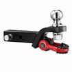 2 in 1 Tow Bar Car Caravan Boat Vehicle Heavy Duty Towing Ball Mount Tongue Shackle Trailer Hitch Receiver 4350kg 4WD