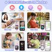 Smart Watch Kids 4G GPS Tracker 2 Way Calling Camera SOS WiFi Touch Screen Phone Boys Girls Gifts Safety Monitor Activity Device Purple