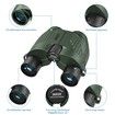 Binoculars 20x25 for Kids,High Power Easy Focus Binoculars with Low Light Vision,Compact Binoculars for Bird Watching and Travel (Green)