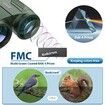 Binoculars 20x25 for Kids,High Power Easy Focus Binoculars with Low Light Vision,Compact Binoculars for Bird Watching and Travel (Green)