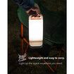 Camping Lantern, solar Lanterns, 4400mAh Rechargeable Light 10 x 10 x 25 cm