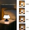 Solar Outdoor Table Lamp,Portable Outdoor LED Cordless Lamps with 4 Lights Models Outdoor Lantern Warm Lights