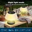 Solar Outdoor Table Lamp,Portable Outdoor LED Cordless Lamps with 4 Lights Models Outdoor Lantern Warm Lights